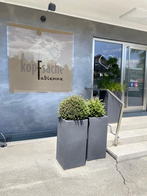 Frisörsalon Eingang