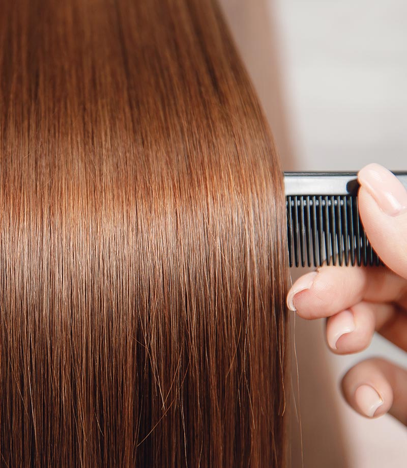 Nahaufnahme rote Haare