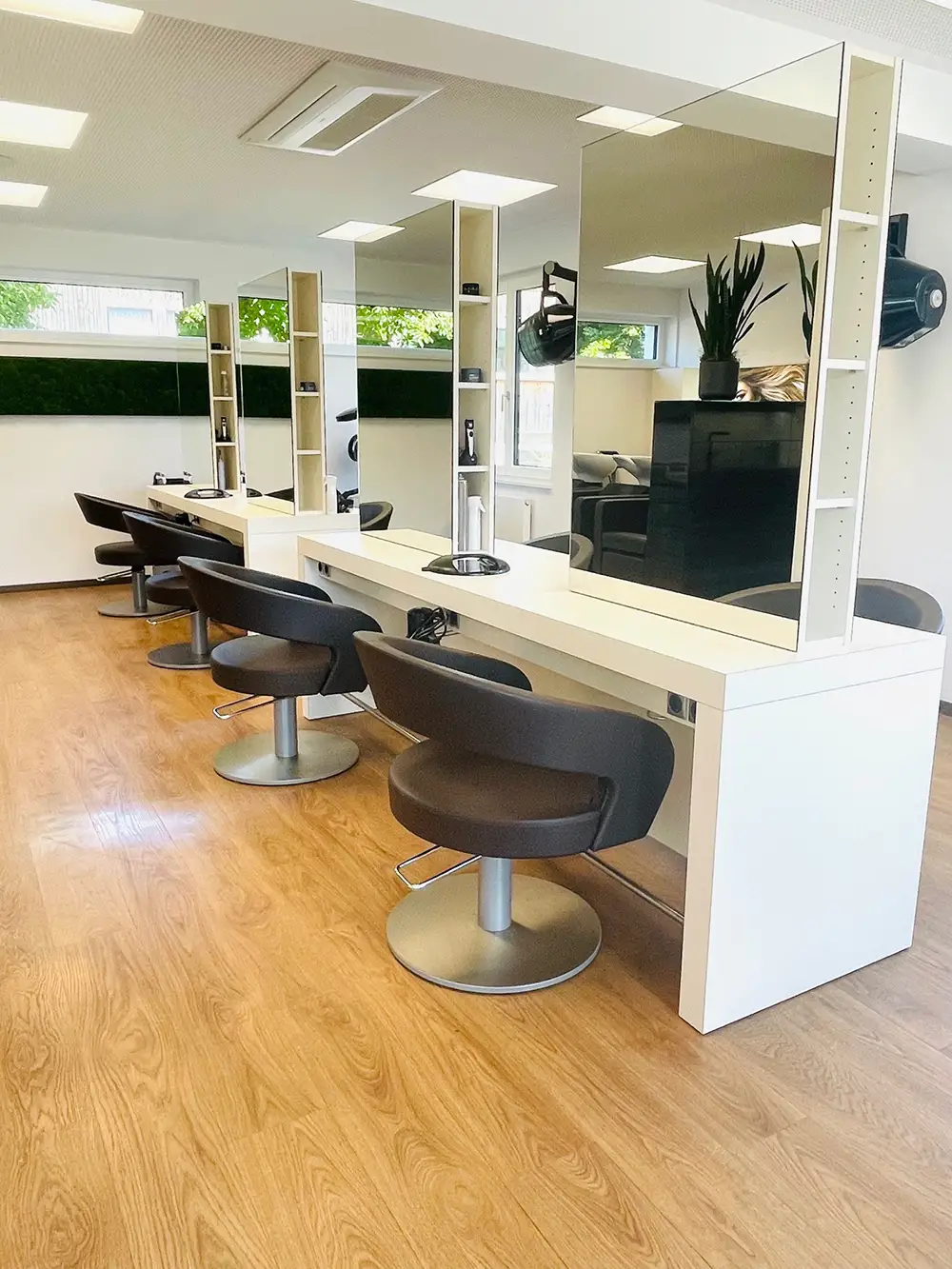 Frisörsalon von innen